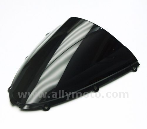 Smoke Black ABS Windshield Windscreen For Kawasaki Ninja ZX6R 2005-2008-2